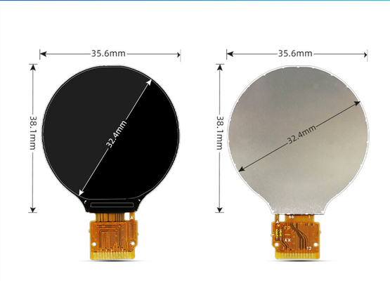 1.28 Inch Round TFT LCD Display 240x240 SPI GC9A01 Driver IC