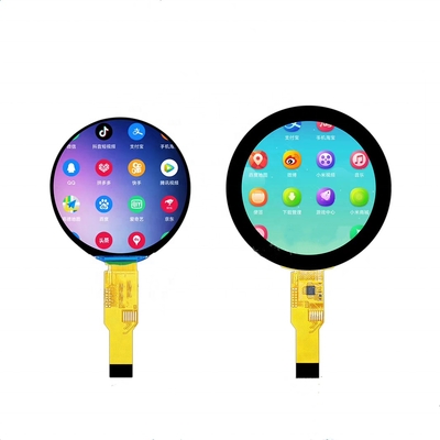 1.8 Inch Round TFT LCD Display 360x360 IPS with Capacitive Touch