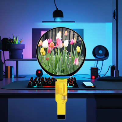 1.8 Inch Round TFT LCD Display 360x360 IPS with Capacitive Touch